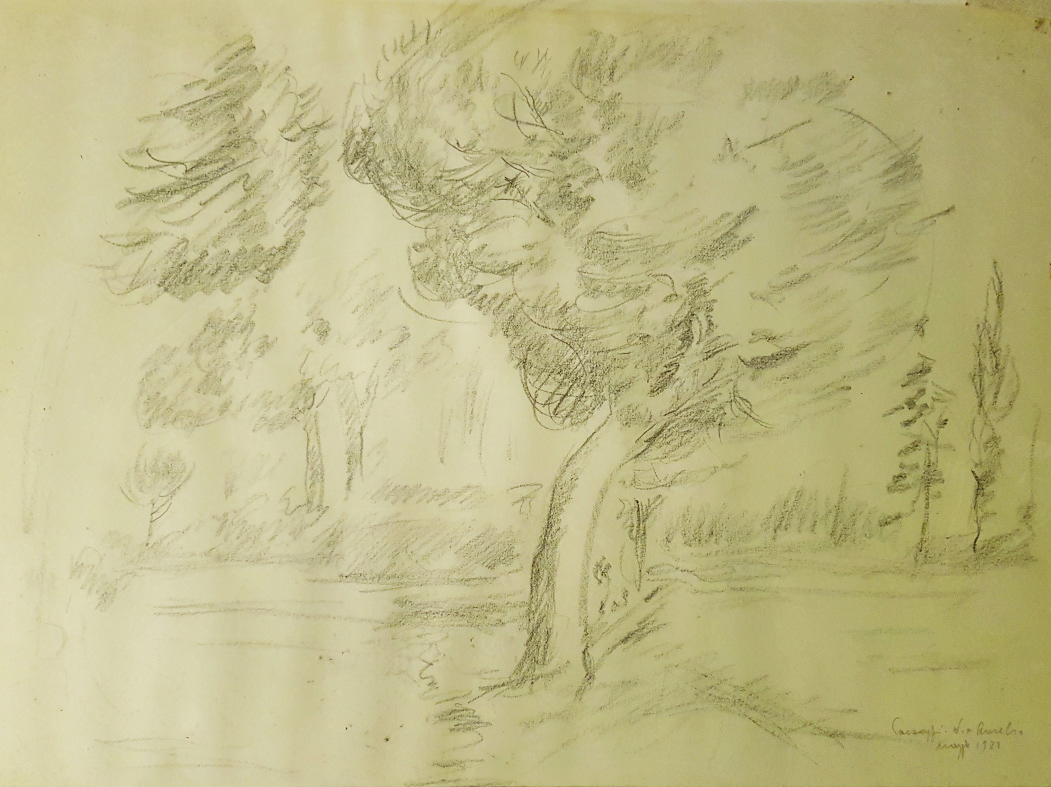 f48 Paesaggio VIa Aurelia Maggio 1982 37x27